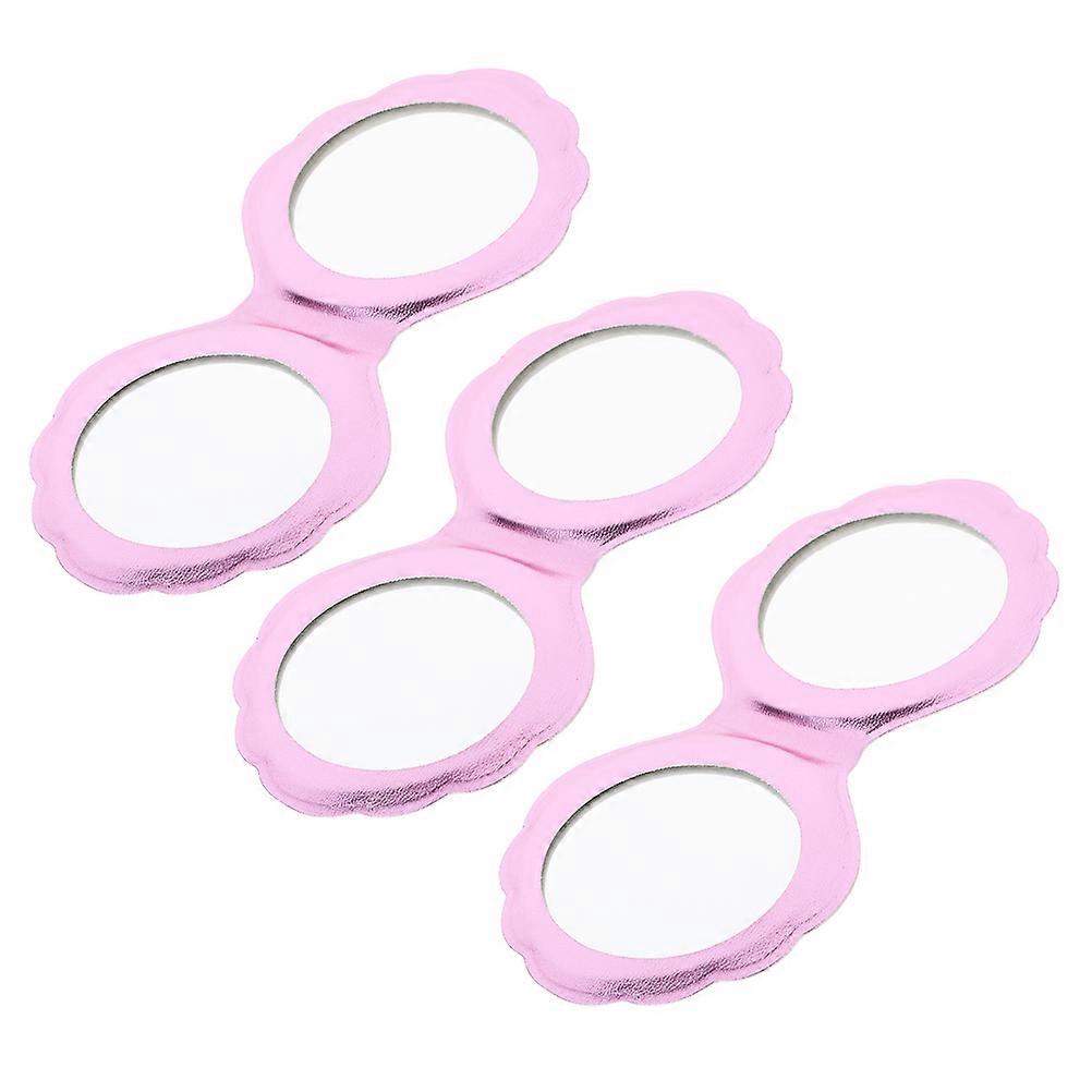 Here's a polished and professional product description for your **3pcs Compact Double Sided Portable Makeup Mirror**:

   

### ✨ 3 Pack Compact