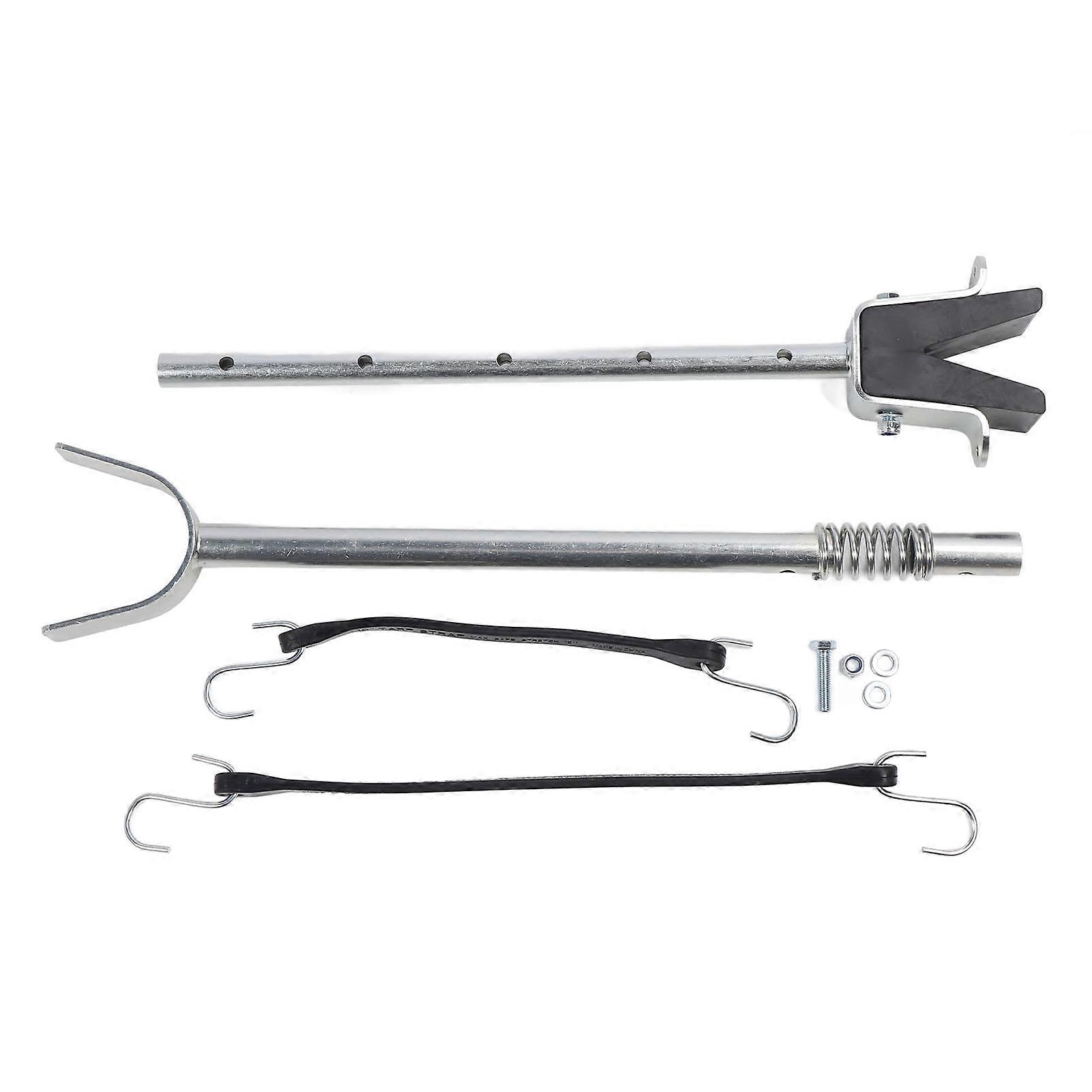 Boat Transom Mount with Spring, Adjustable, 20.28-28.94 inch, Outboard Motor Trailer Bracket