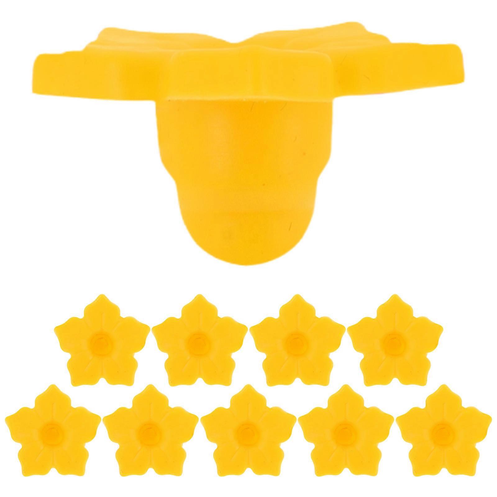 Bird Feeder Flower Replacements Hummingbird Feeder Flower Shape 2.00X2.00X1.00CM Bird Feeder Parts 10Pcs