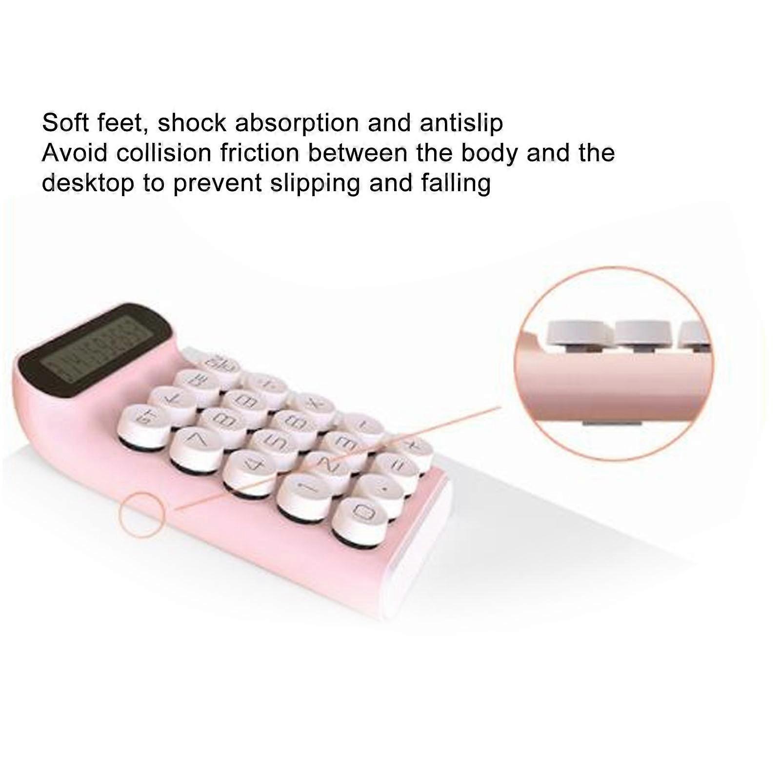 Naroote Calculatrice Mécanique à Interrupteur Bleu à 20