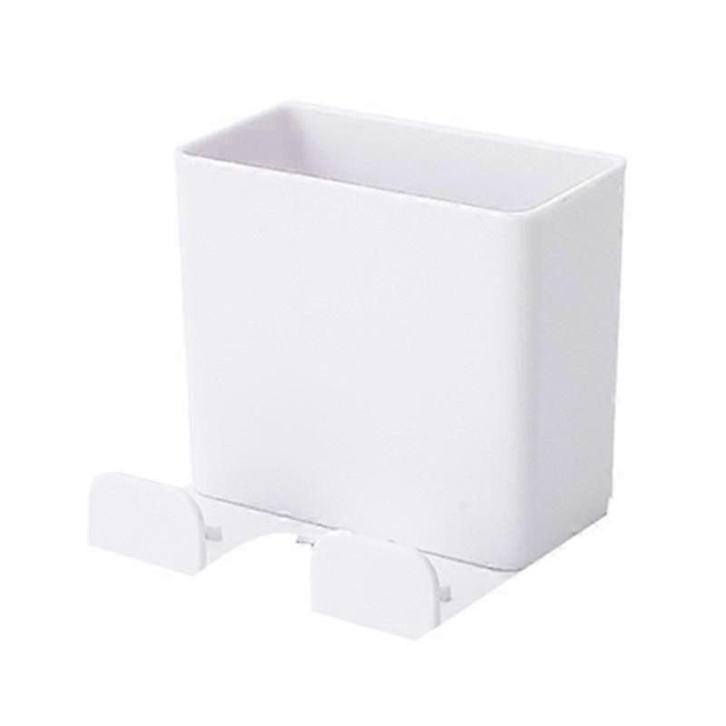 Wall Mounted Remote Control Storage Box Holder with Hook - ABS Portable Media Box