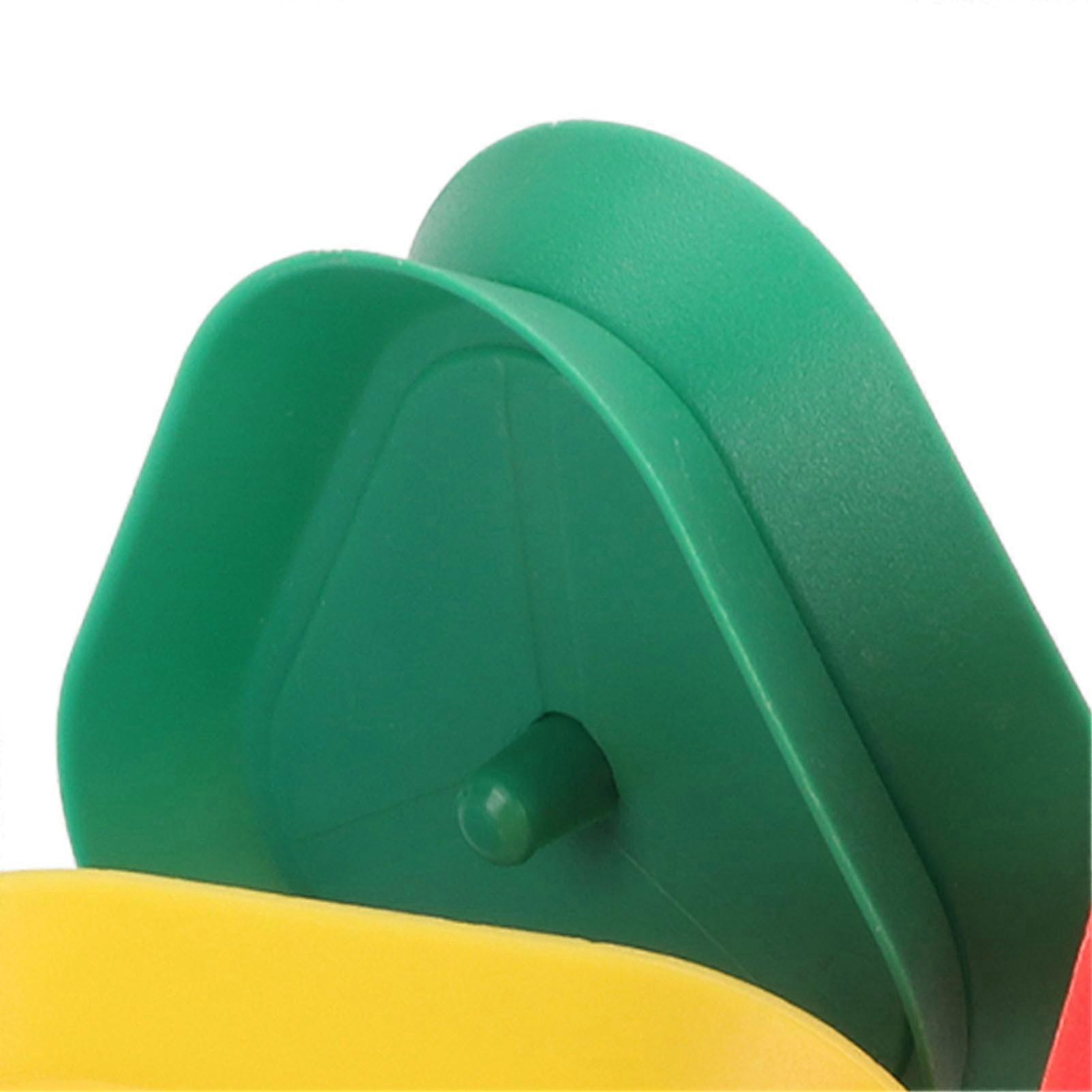 Mixed Color Playing Card Holder, Triangle Shape Hands-Free Poker Holder for Kids and Adults