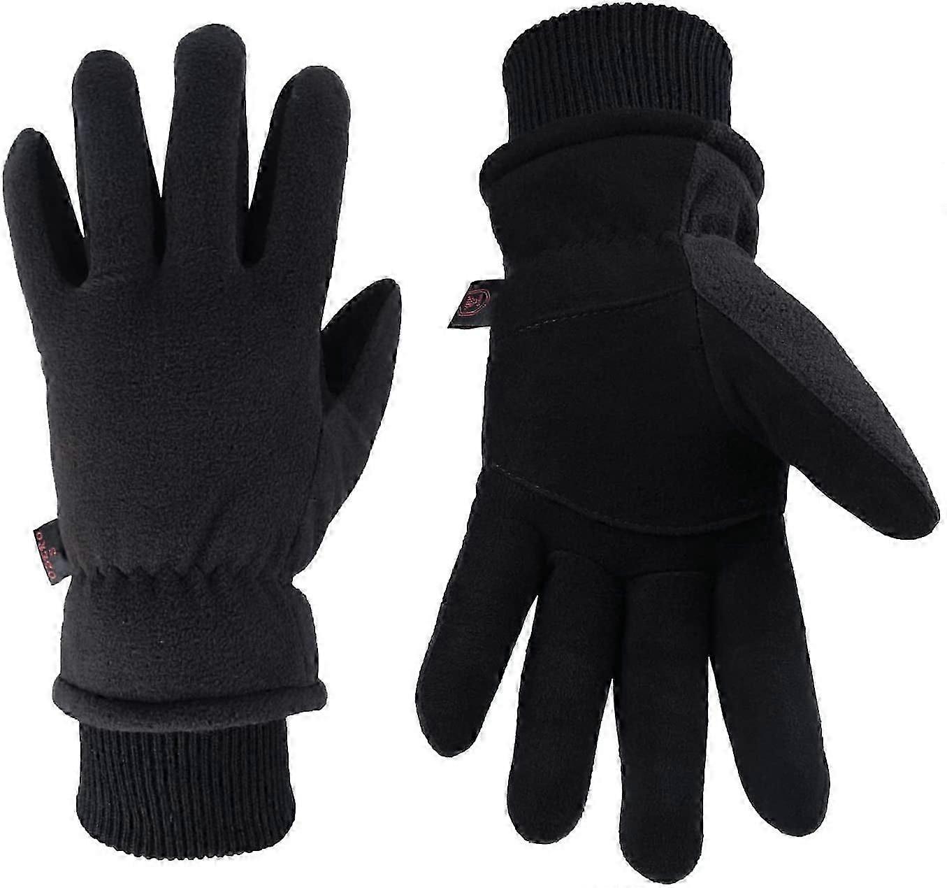 Gants d’hiver en daim de daim -30F : Isolants, résistants à l’eau, coupe-vent thermiques