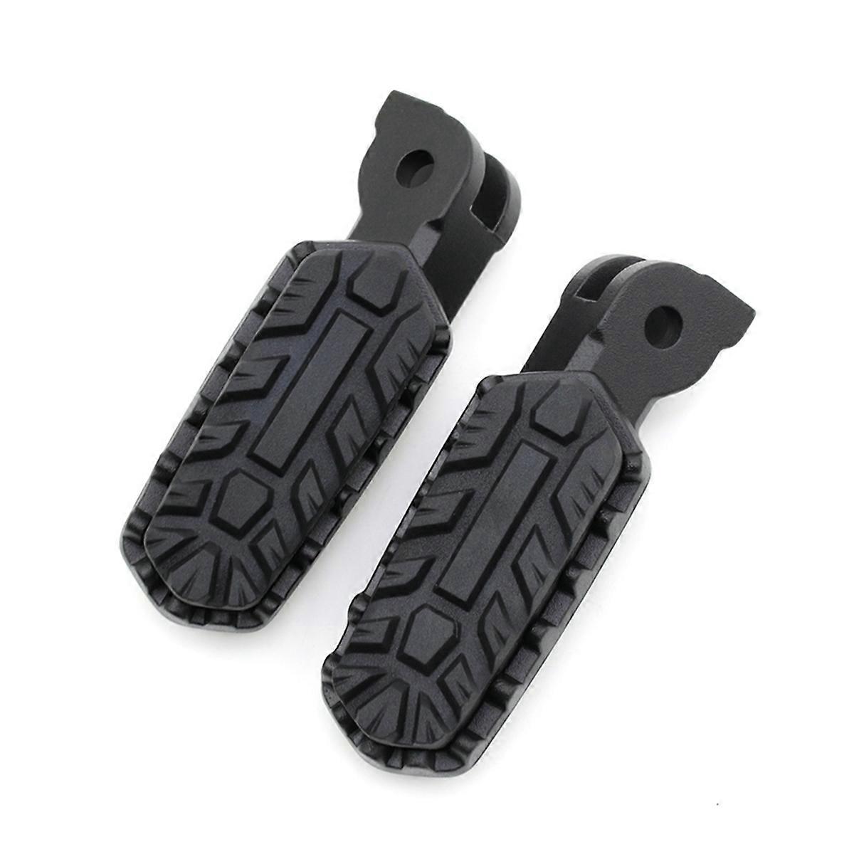 Front Rear Footrest Foot Pegs Pedals for V4 Black