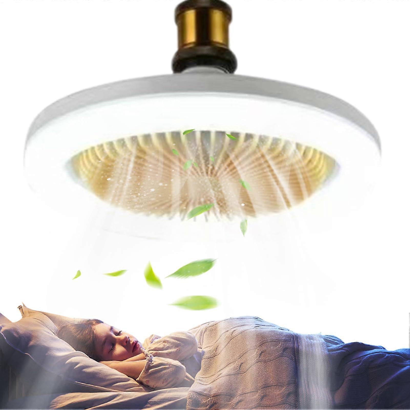 LED Ceiling Fan With Light - Remote Control Bedroom Ceiling Fan, Ultra Quiet 3 Color Modes, Ideal for Bathroom, Garage, Cellar