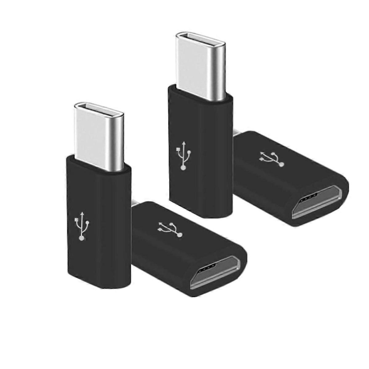 12x Micro-USB to Usb C Adapter, Mini to Typec Charging Adapter, Usb Type C Adapter Conversion Connec