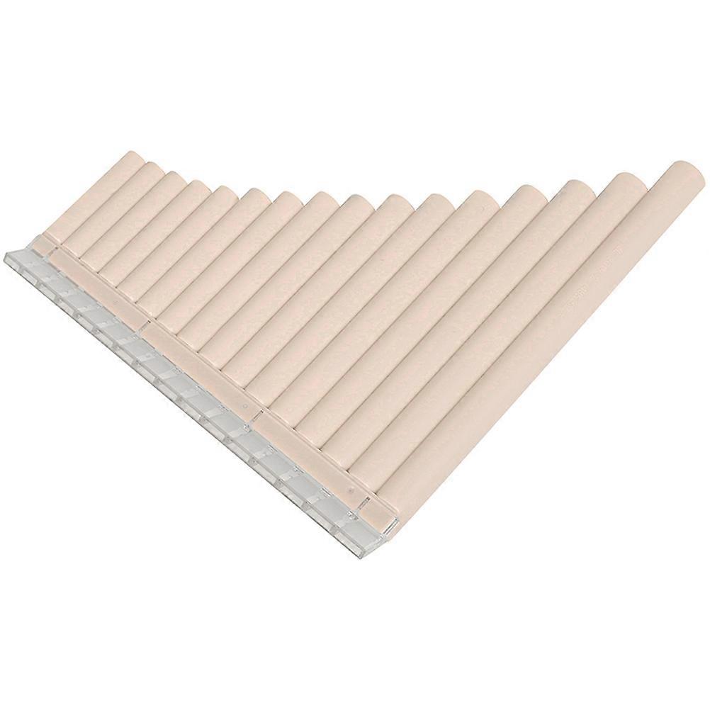 Panpipe Beginner Flute C Key Music Practice Rectangular Shape Portable 26x25.5x3cm Create Complex Melodies 1 Set