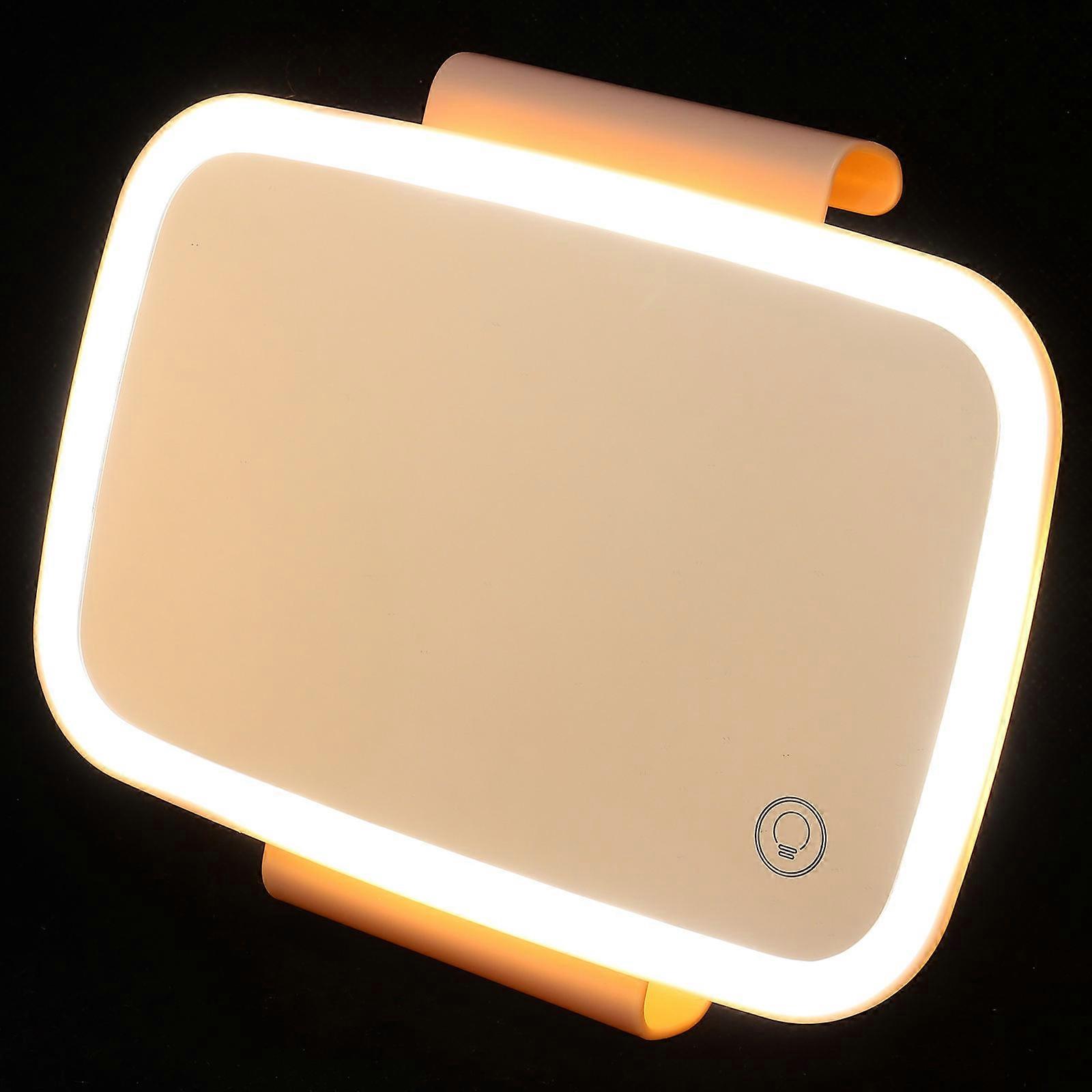 Visor Vanity Mirror with High Definition Pink ABS Glass USB Charging