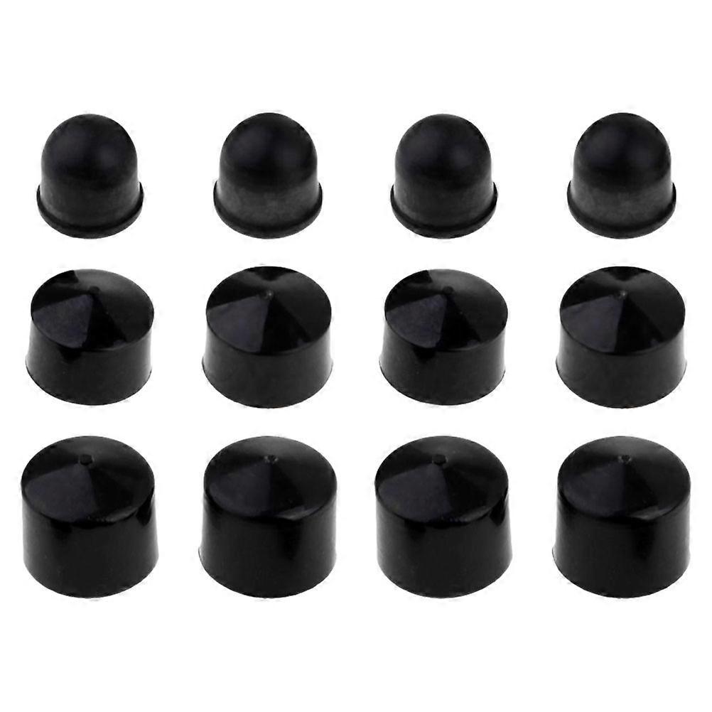 Skateboard Pivot S Rebuild Pivot Cups Stabile Stütze Schwarz 12mm Runde Form 12Stk