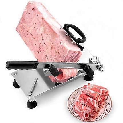 Fleischschneider Manuell Edelstahl für Gefrorenes Fleisch, Kompakte Schneidemaschine für Rindfleisch und Lamm