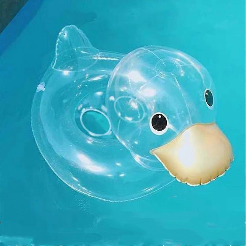 Inflatable swimming mud in the shape of a transparent duck for children - Suitable for a duck brand