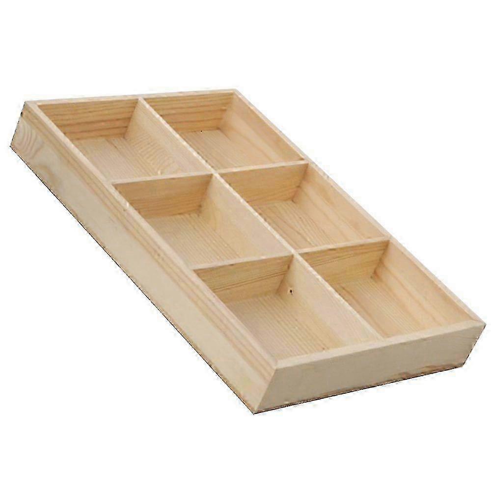 Portable Painting Tool Box with 6-Compartment Storage Case for Pigments