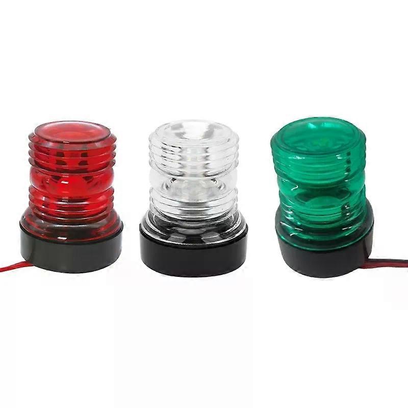 Feu de navigation maritime 360 degrés, éclairage d'ancrage, 12 V-24 V, accessoire pour bateau, feux de signalisation de remplacement pour yacht