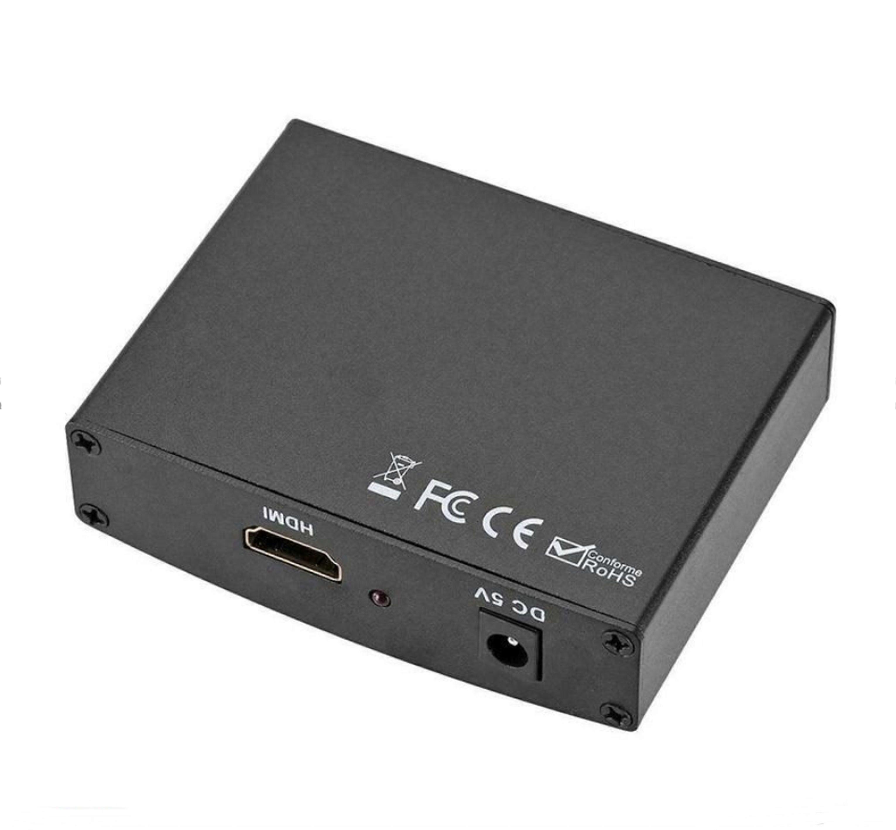 5 Port YPBPR to HDMI 1080P to RGB Component Video R/L Audio Adapter Converter