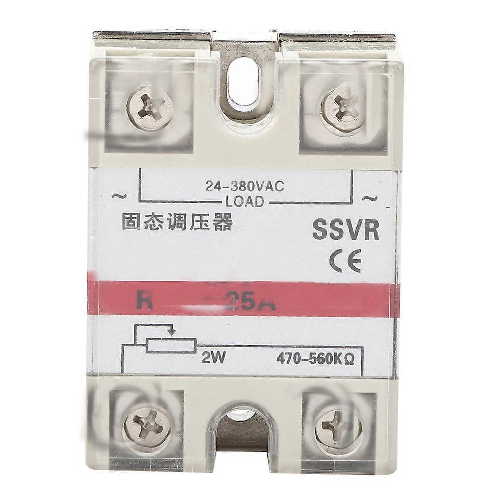 Solid-State Voltage Regulator Single Phase Relay Module Low Frequency SSVR-25A VA 24-380VAC