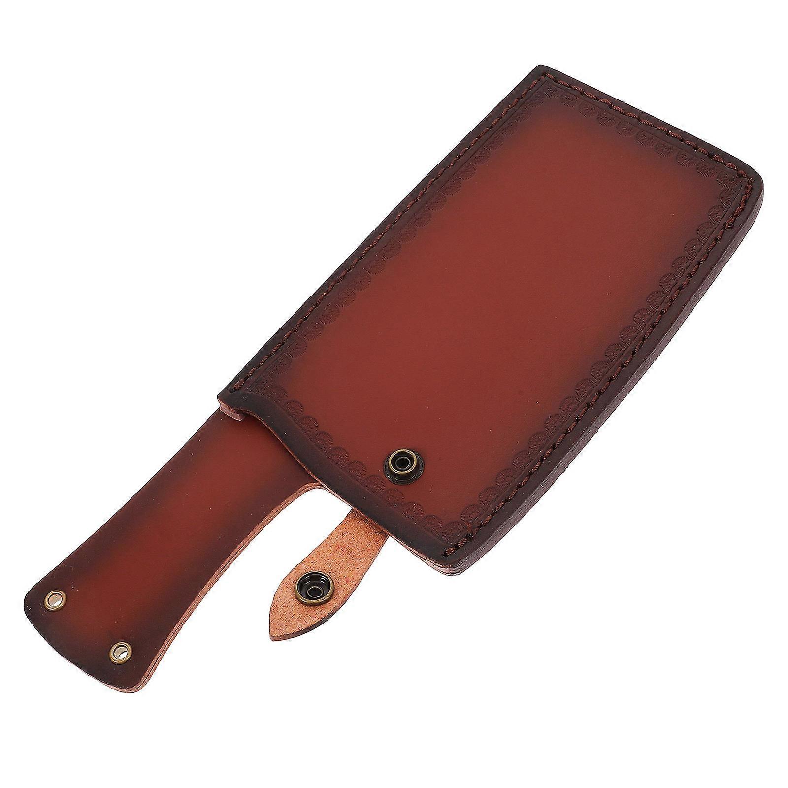 Cleaver Edge Guard Sheath Artificial Leather Boning Protective Sleeve For Home Users 29.00X11.50X1.00CM Use 1Set