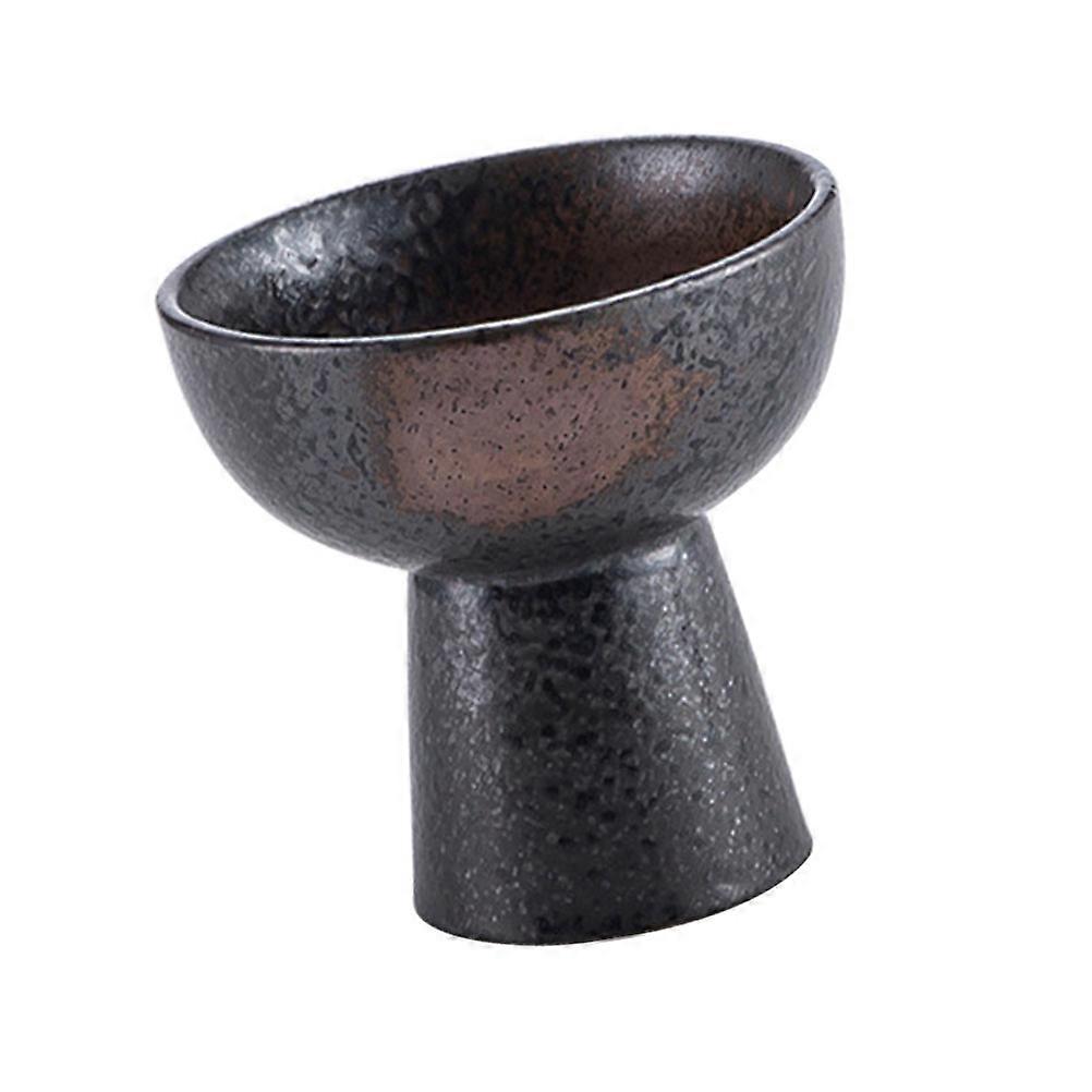 Square Dessert Cups Ceramic Ice Cream Pots Snacking 1Set