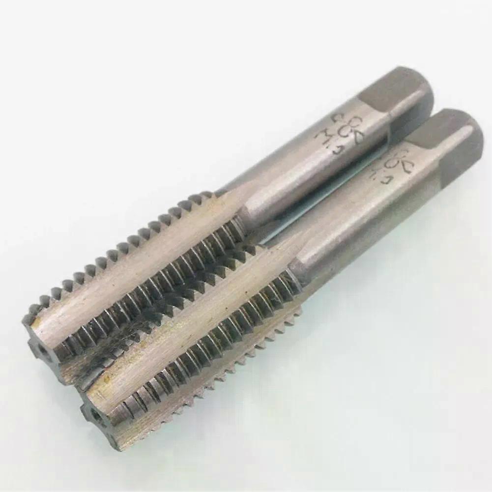 High Speed Steel Taper and Right Hand Thread Tap Set for M14 x 2mm Pitch HSS 14mm x 2 Taps Pack of Two for Reliable Performance