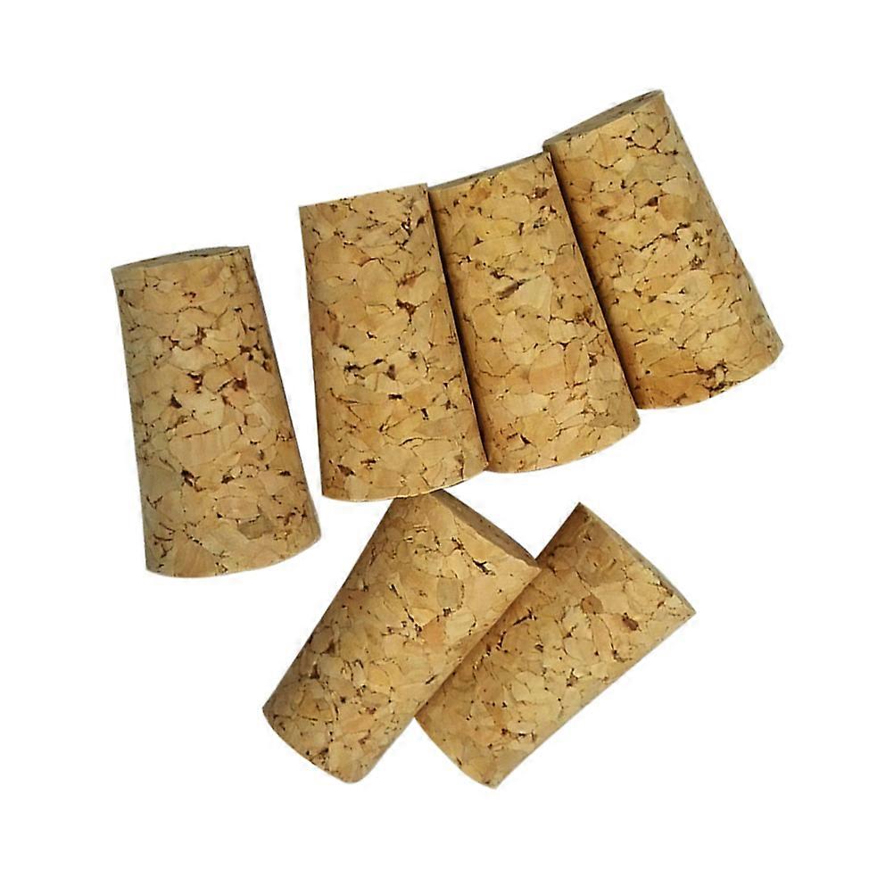 24 Pack Natural Wooden Wine Corks Premium Stoppers with Plug for Standard Bottles, Ideal for Home, Weddings & Bars