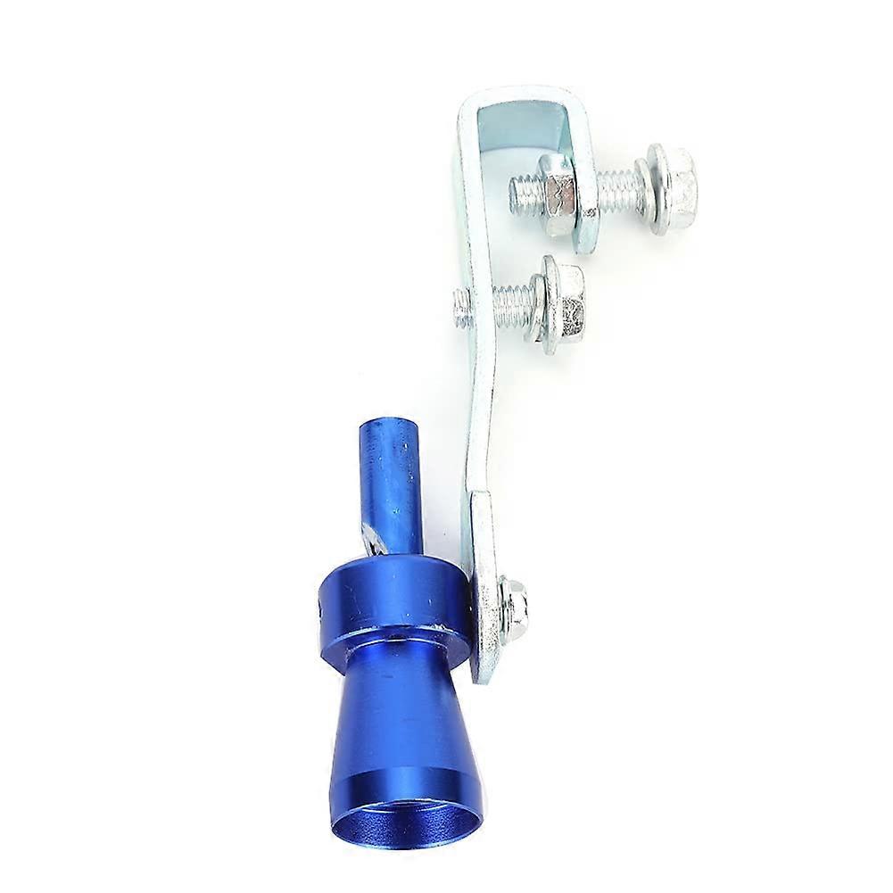 Blue Turbo Sound Whistle, Stylish Appearance, Quality Aluminum Alloy Material for Car Modification. On ((TCSCode)).