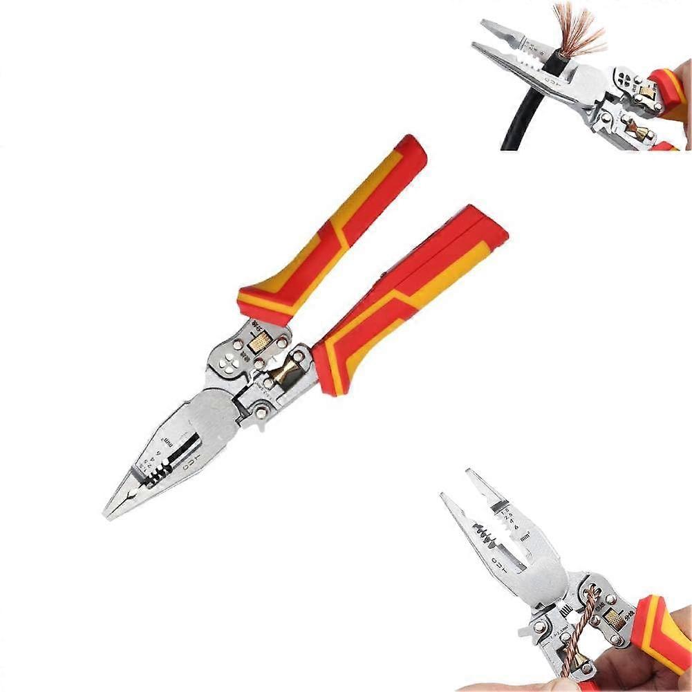 9in1 Multifunctional Wire Stripper with Current Measurement and More