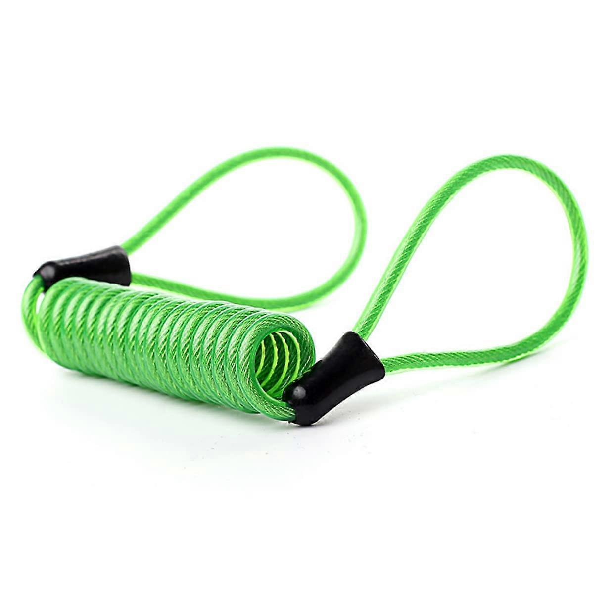 Disc Brakes Lock Cable For Bicycle Green Memory System Disc Lock Cable For Optimal Protection