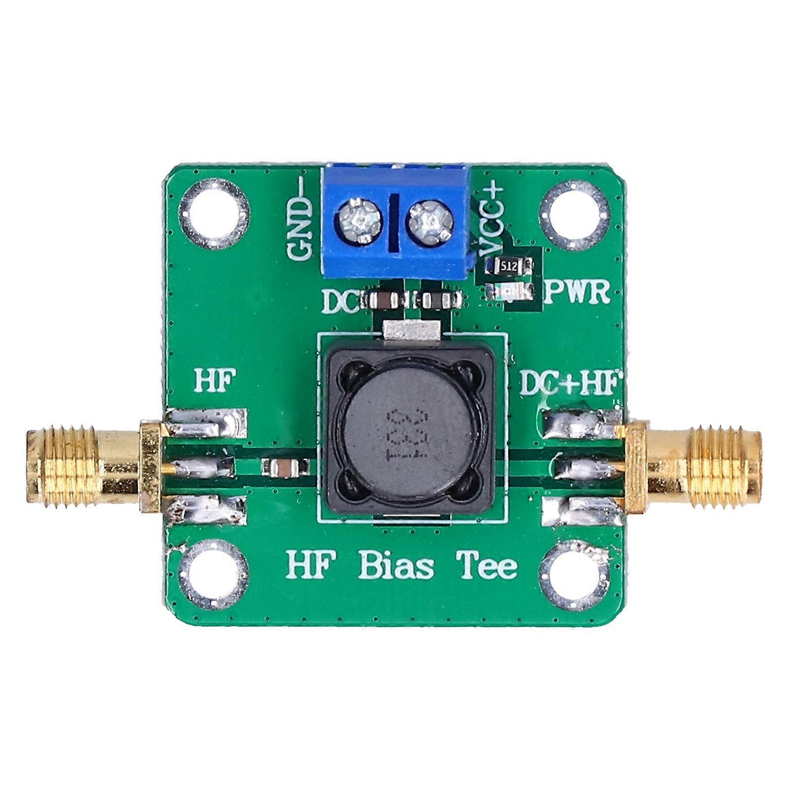 Microwave Bias Module RF DC Feeder Signal Filter Broadband Amplifier Block 50K‑60MHz