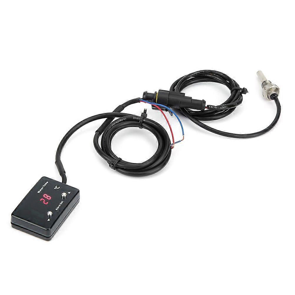 Digitales Wassertemperaturmessgerät 1/8" NPT-Sensor Turbodiesel IP65-Anzeige