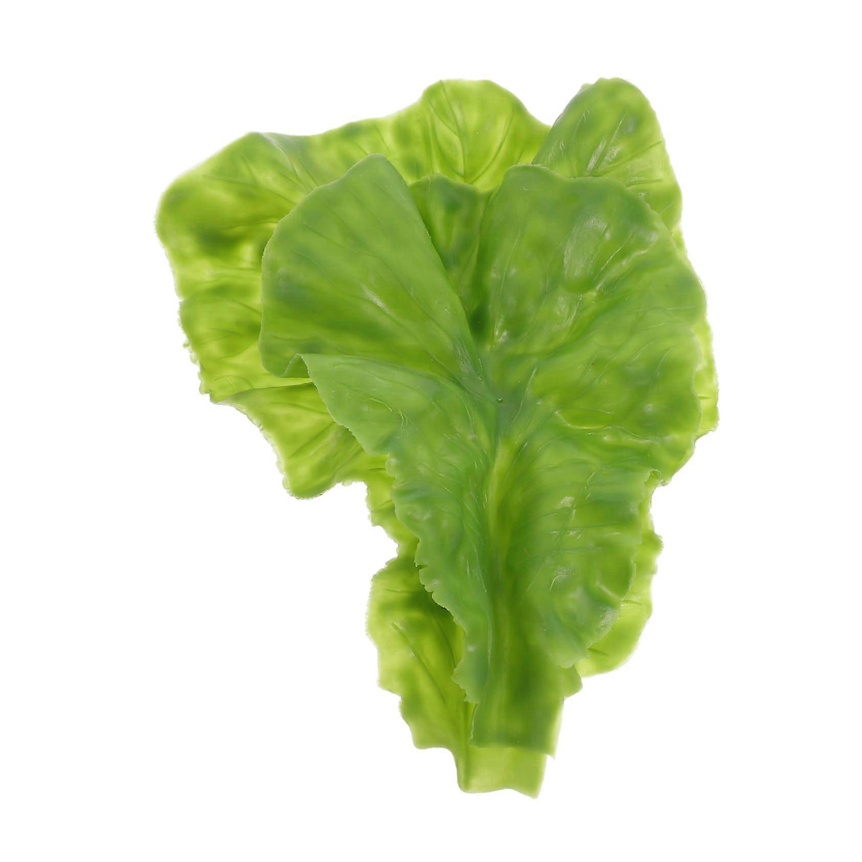 Artificial Salad Set - 2 Realistic Fruit and Vegetable Decorations, Simulation Salad Leaves, Faux Realistic Produce