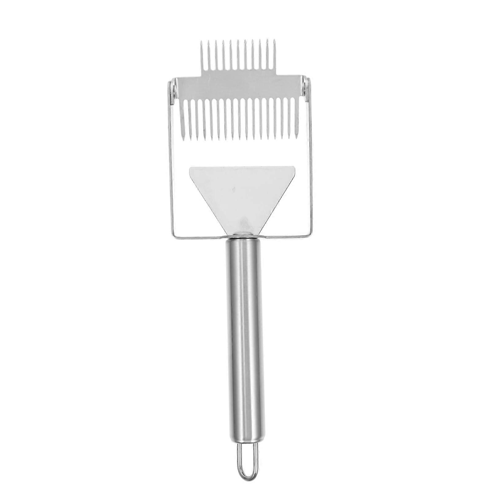 Stainless Steel DoubleHeaded Honey Scraper for Beekeeping Propolis Collector