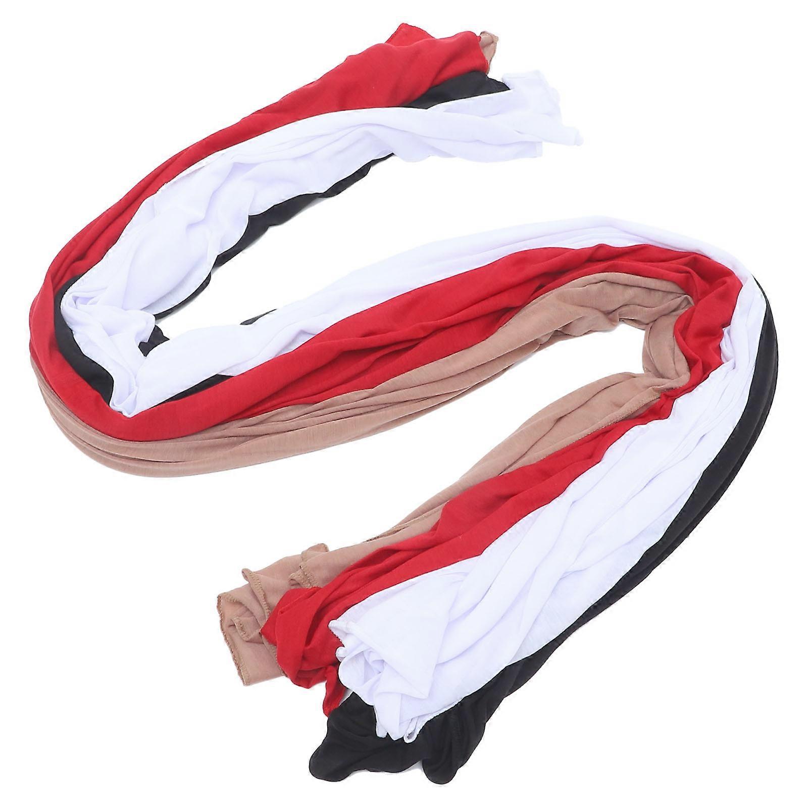 أزياء الحجاب قبعة البوليستر ألياف حماية الشعر 4 قطع