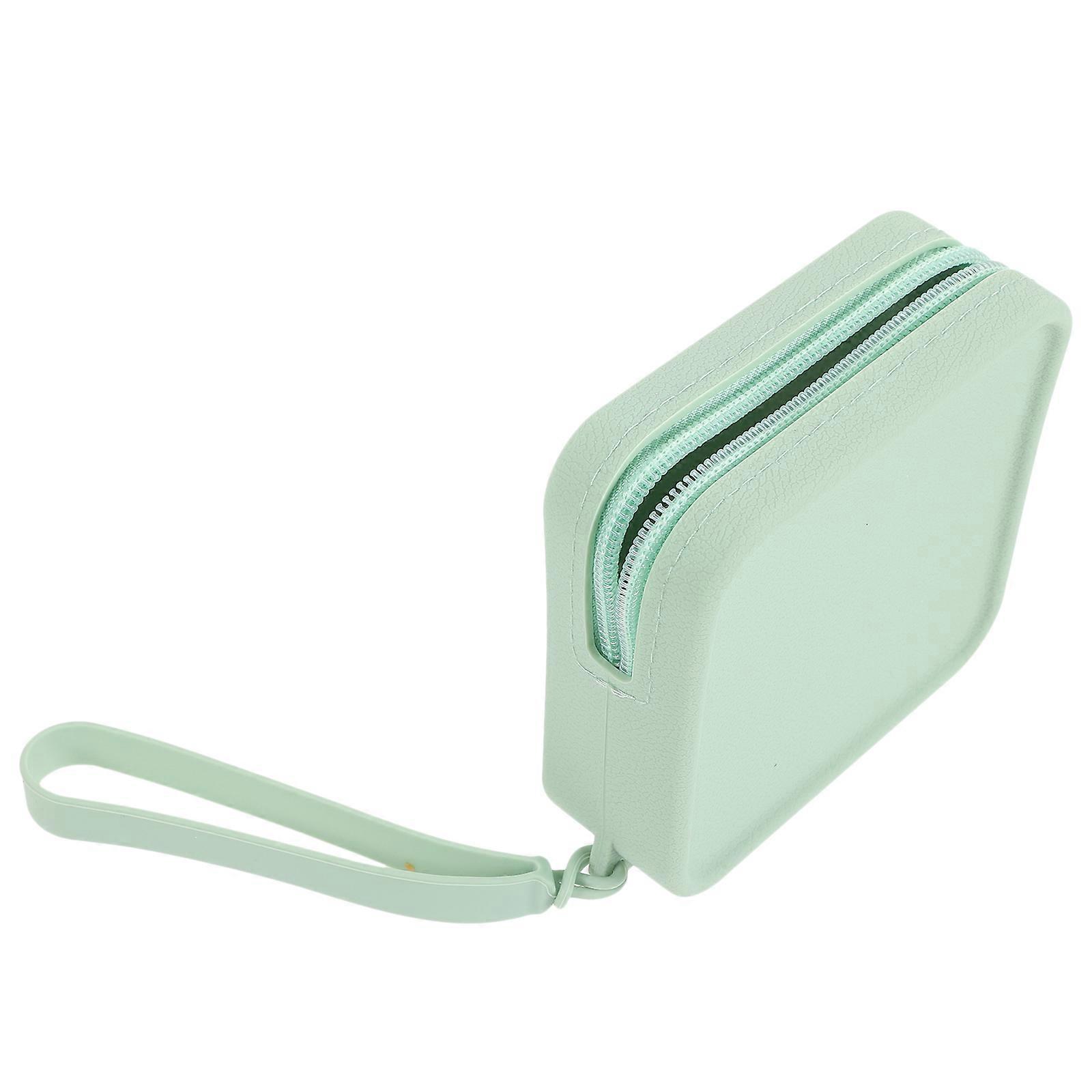 Reusable Sanitary Pad Bag with Zipper Closure Stylish Discreet Storage Pouch for Pads, , Earphones and Essentials