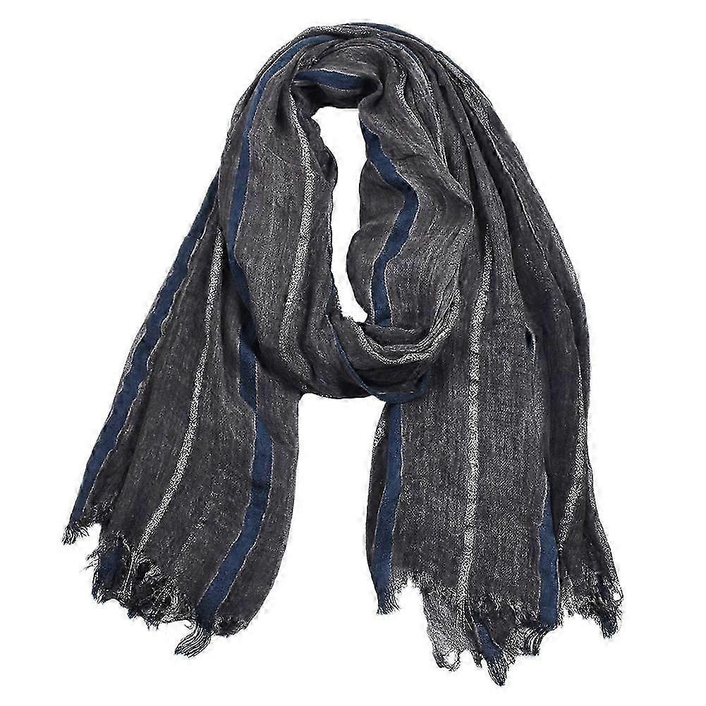 Herbst Winter Herren Baumwollschal, Herren Halstuch Basic Schal