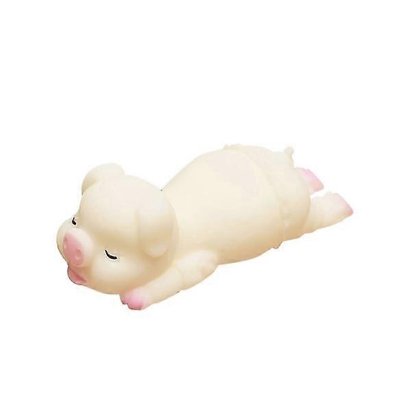 ストレス解消ソフトプラスチックブタ、クリエイティブカラフルソフトノベルティスクイーズおもちゃ