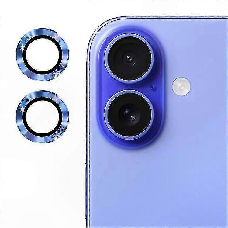 Camera Lens Film Protector, High Alumina Silicon Glass for 16 / 16 Plus Models, 1 Set Compatible Lens Guard Accessory