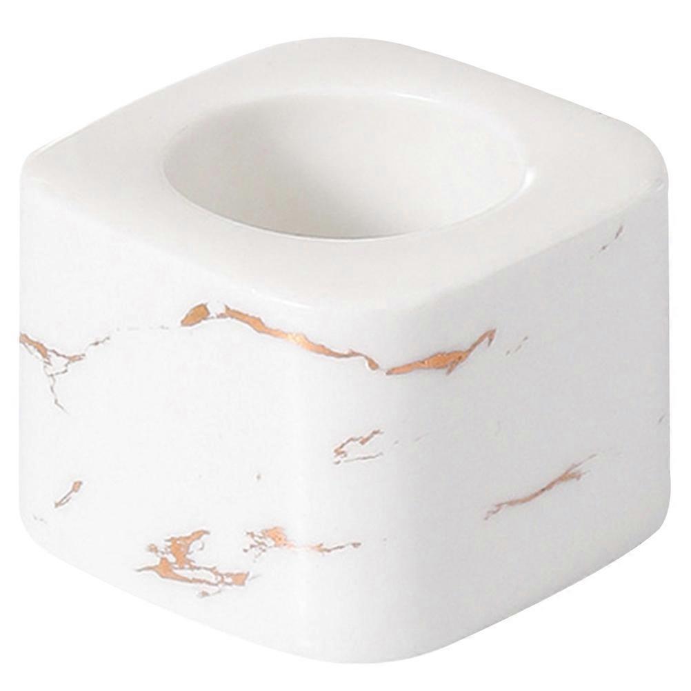 Modern Decoration Style Toothbrush Holder For Household Users 5.60X5.60X4.20Cm Multi Color Protects Toothbrush 1Set