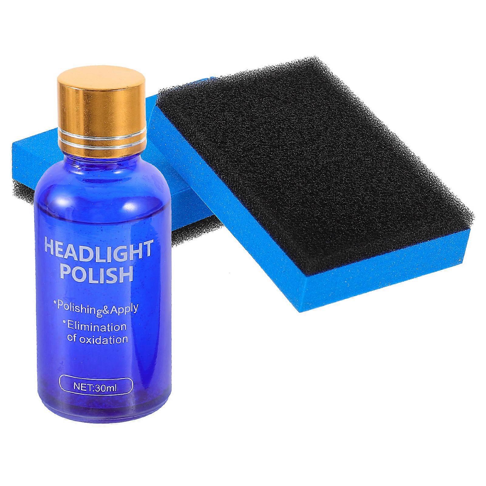 Headlight Reconditioning Agent Car Owners Removal Yellowing Removal Environmental Friendly Formula 30ml 1Set