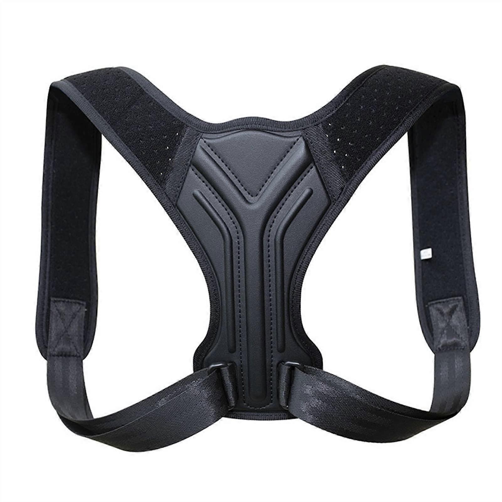 Posture Corrector Adjustable Back Support Black Size M XL L for Improved Posture and Comfort