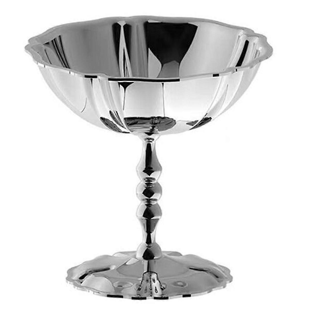 ステンレス鋼アイスクリームカップデザートカップレトロハイフットプディングカップアイスクリームカップエレガントな結婚式