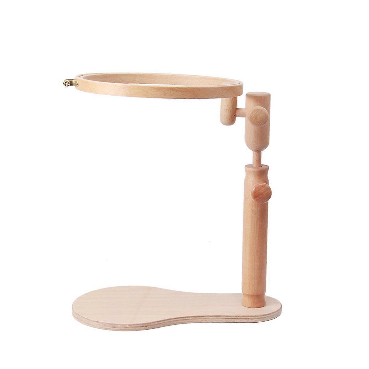 Handmade Embroidery Frame Stand 21Cm Diameter Hoop Ideal For Family And Friends 1 Set For Crafting