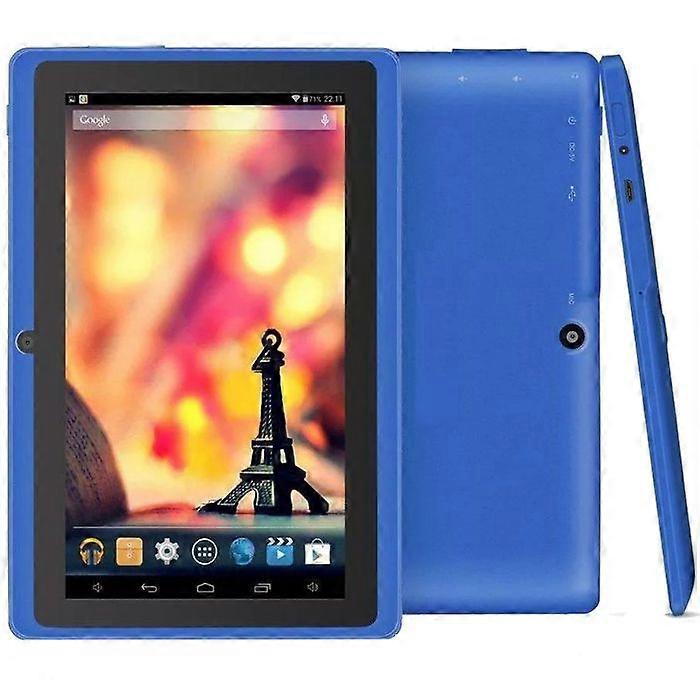 Android 6.0 7 Inch Quad Core 8GB Dual Cam Flash Blue Touch Tablet + 8GB SD YONIS