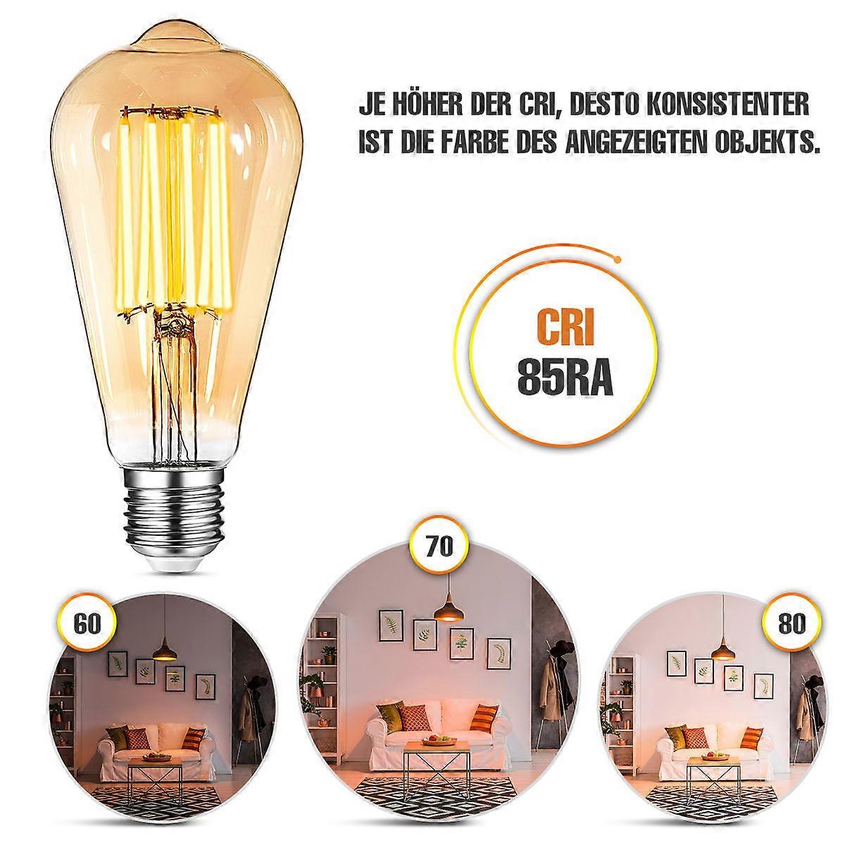 Stylish Retro Bulbs, Creates Cozy Atmosphere in Lounge or Lobby, Modern Technology