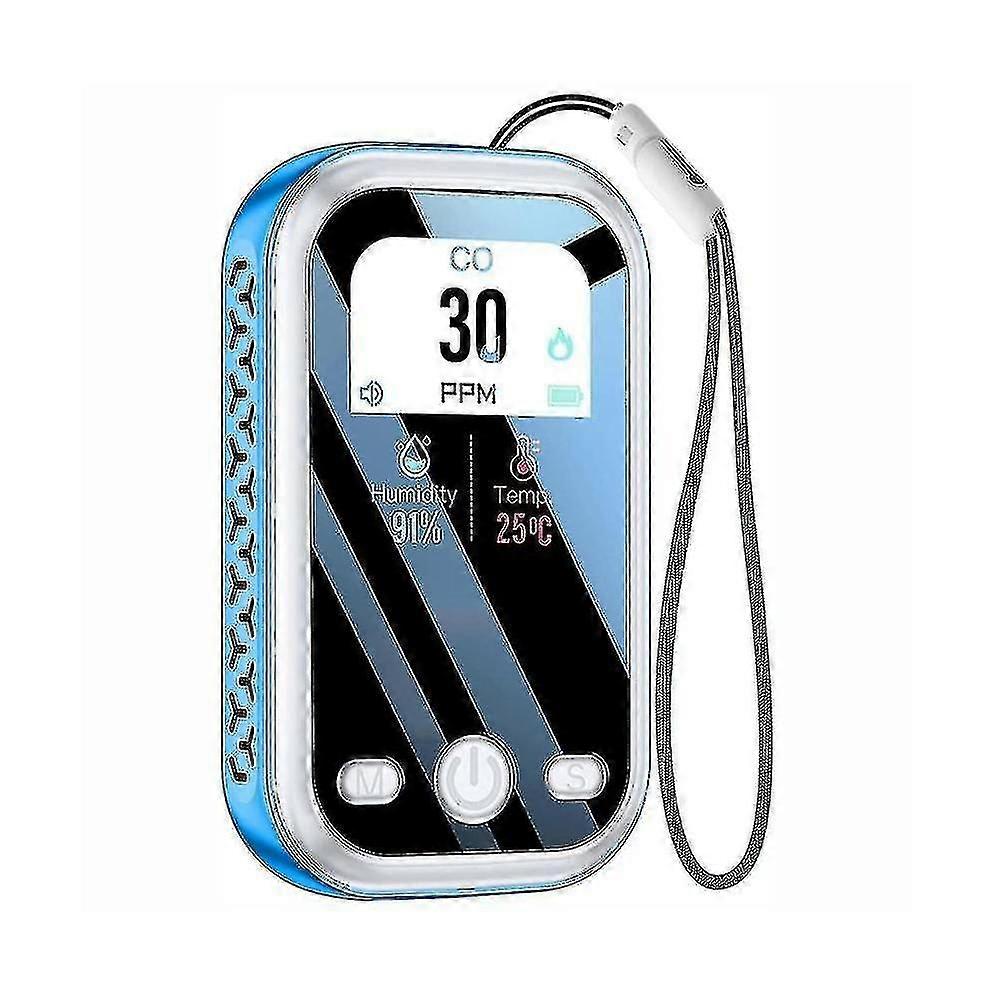High Precision Portable Carbon Monoxide Detector 3-in-1 Temperature Humidity Meter