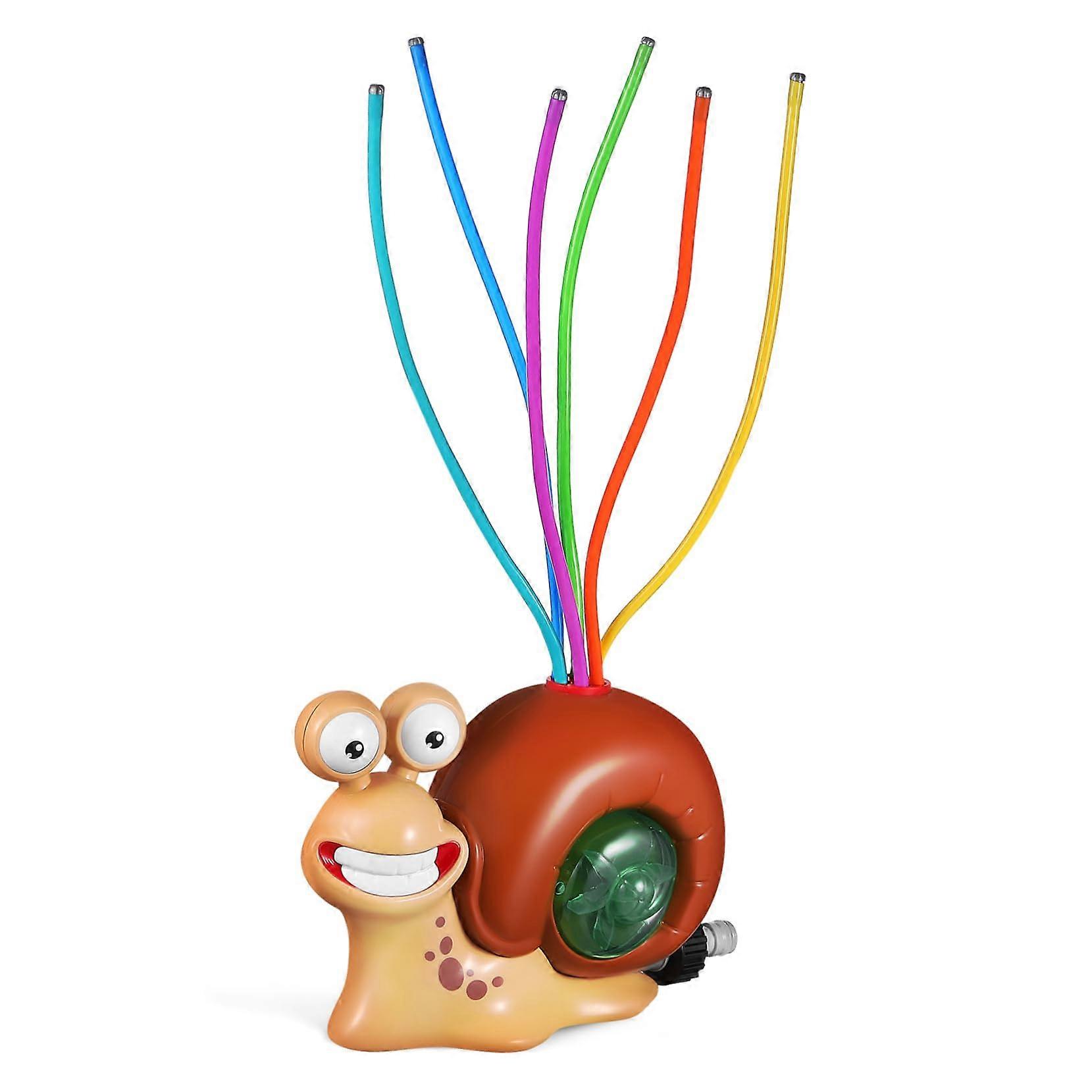 Outdoor Water Sprinkler Toy for Summer with Garden Hose Snail Design for Refreshing Water Fun in Garden and Backyard