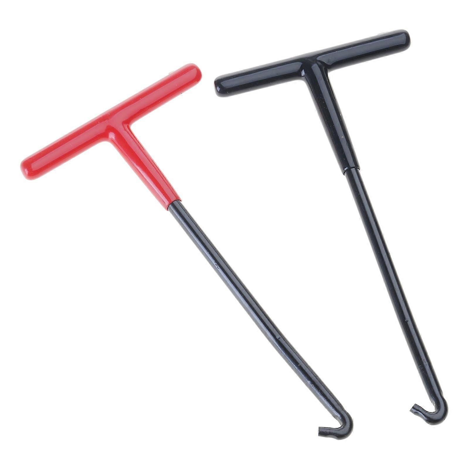2 pieces Thandle exhaust spring puller tool motorcycle brake spring hook with rubber coating suitable for easy maintenance Ref: 9274