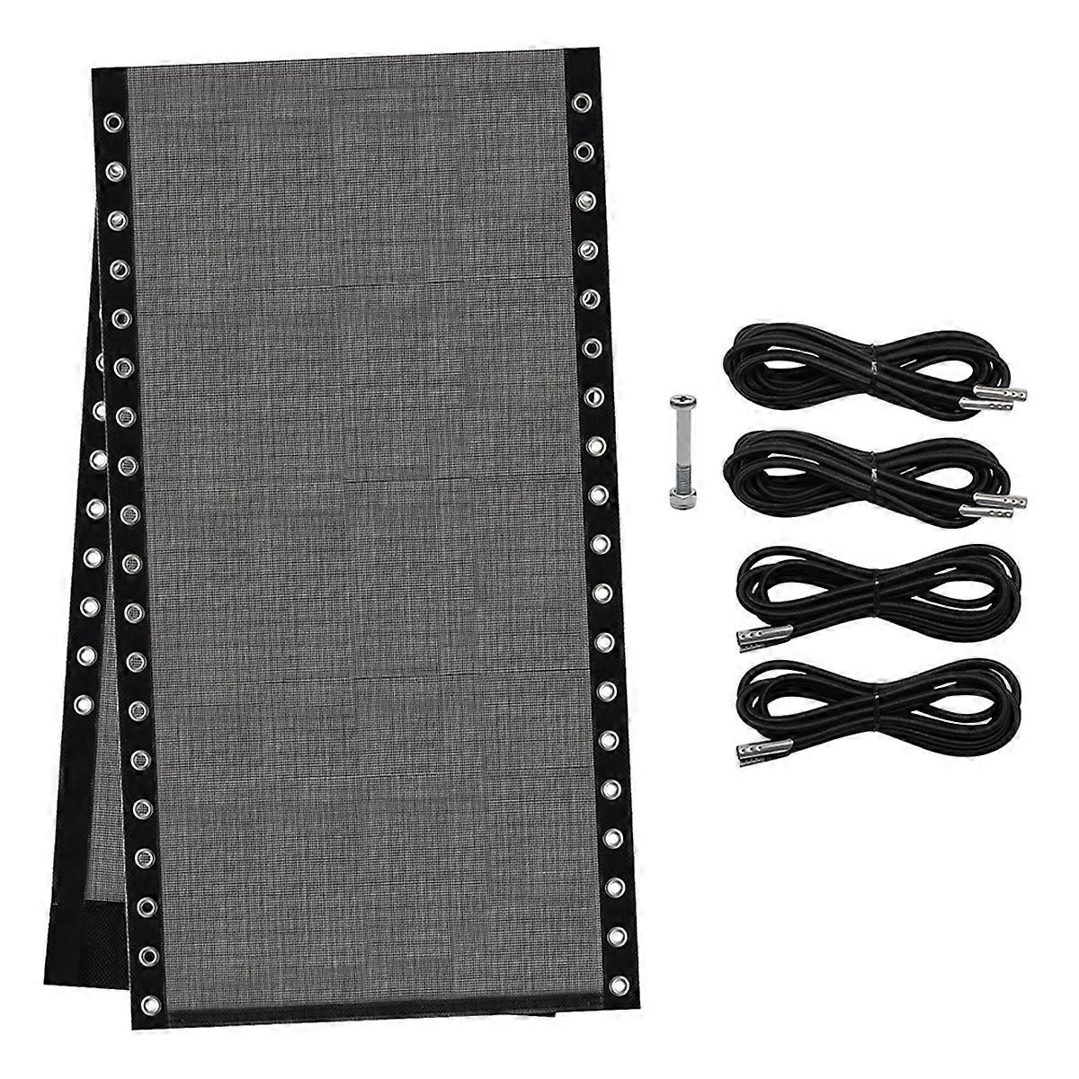 Chair Replacement Fabric with 4 Bungee Cord Cloth Mesh Repair Kit A