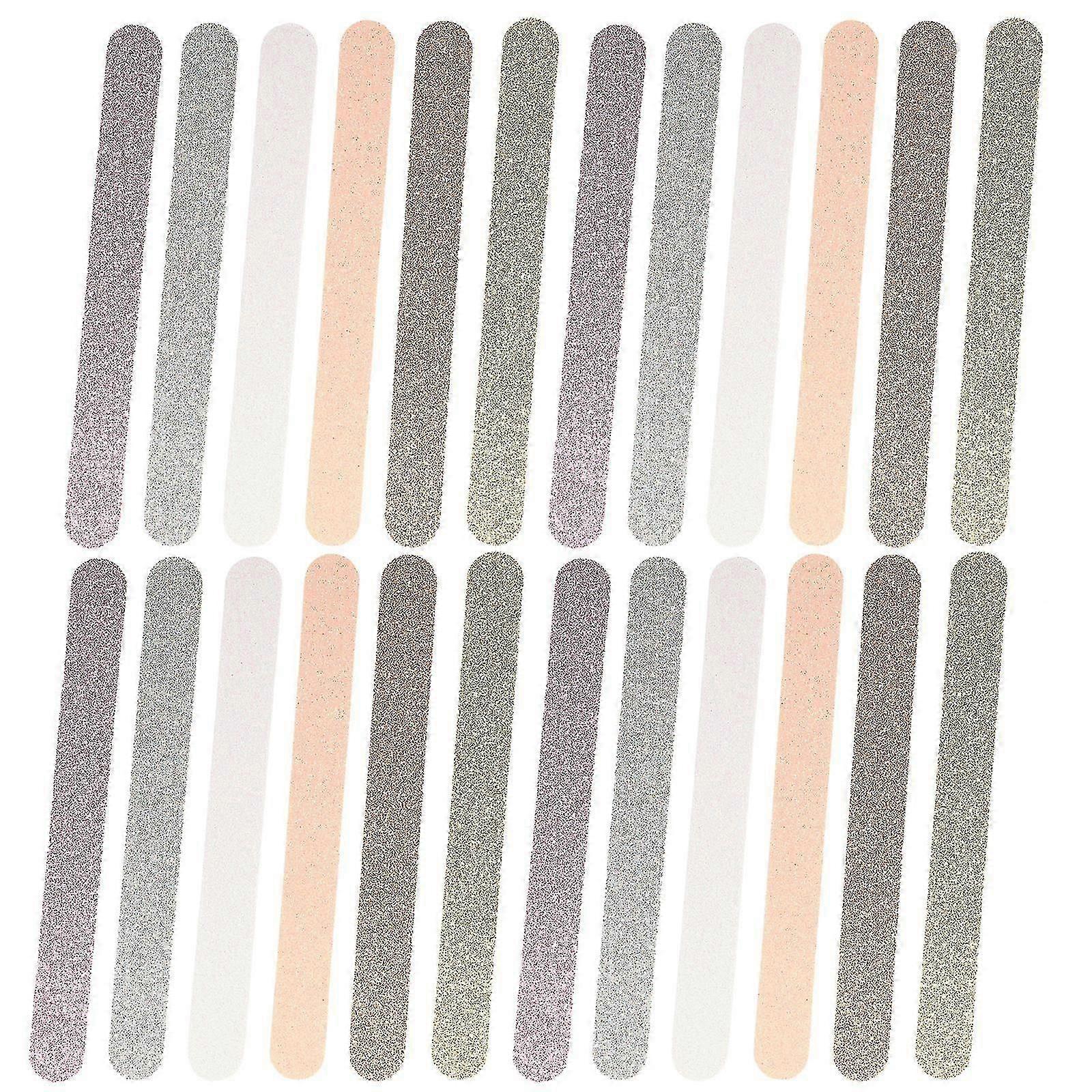 30 Pcs Nail Tools Double-sided Nail File Nail File Buffer Handheld Nail File