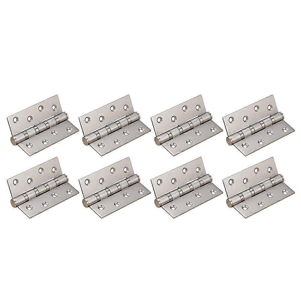 8pcs Stainless Steel Flap Hinge for Doors, Windows, Vintage Boxes, Jewelry Boxes, and Toolboxes – Easy Installation