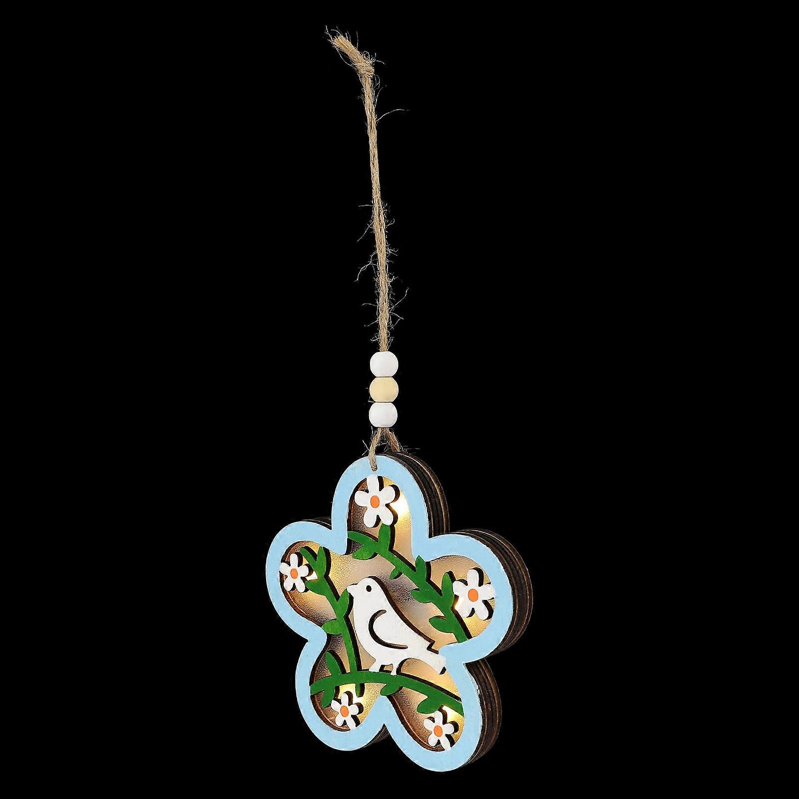 Decorative Hanging Ornament For Easter Tree Featuring Delicate Design And Blue Color Ideal For Parties 1Pack