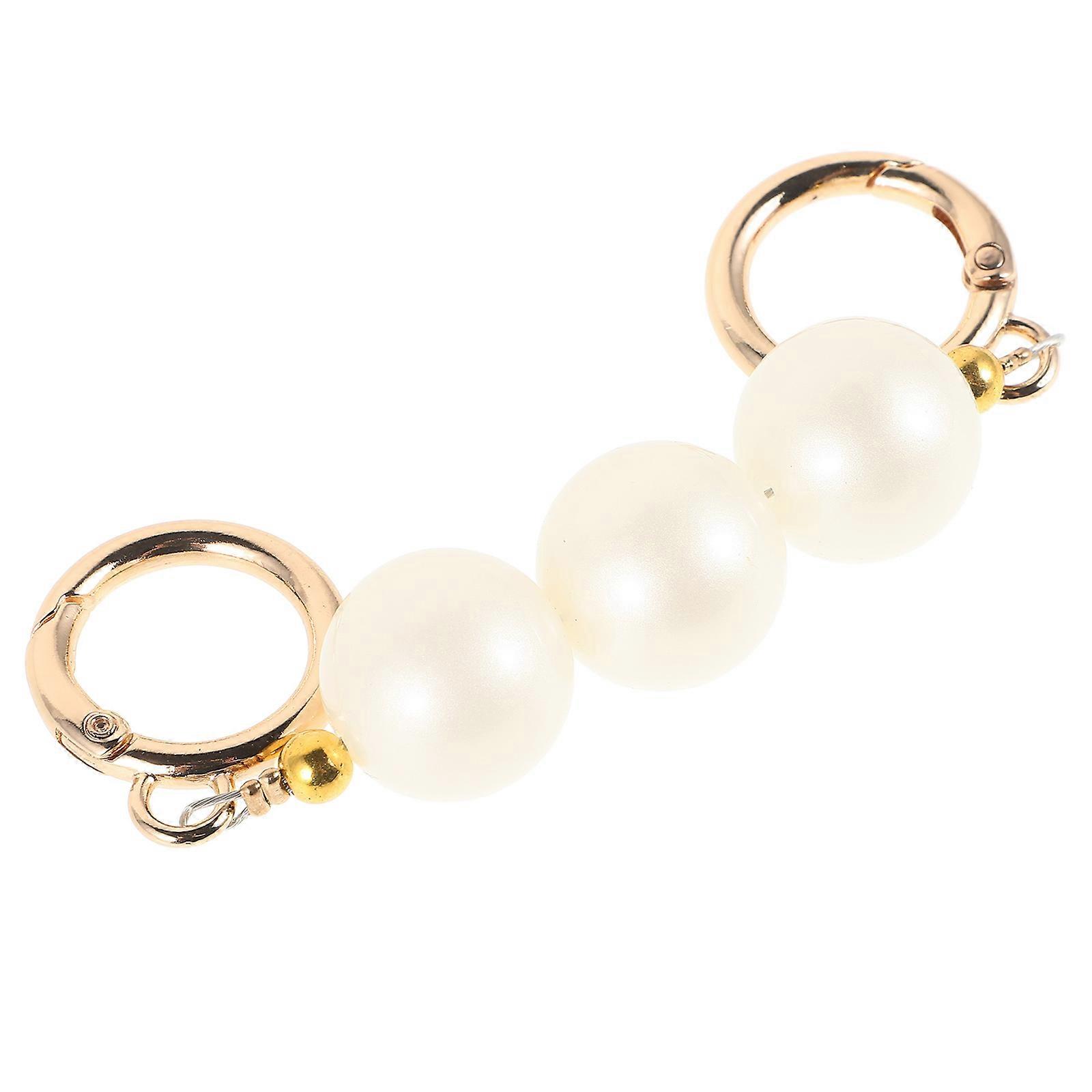 Multi Color Alloy Pearl Chain for Women Handbag Strap Replacement 1 Piece